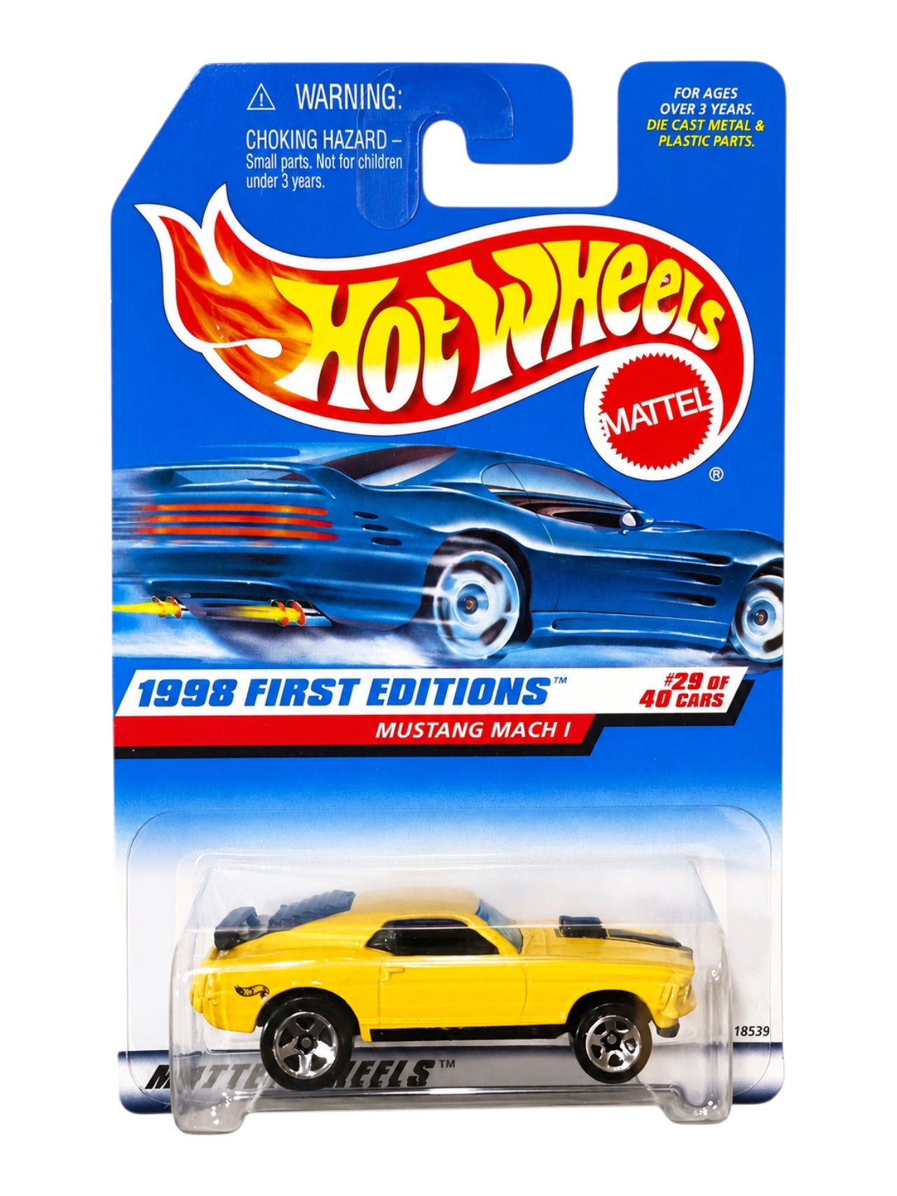 HotWheels Mattel Wheels 1998 First Editions Mustang Mach 1 Imported Mainline 1:64 Scale