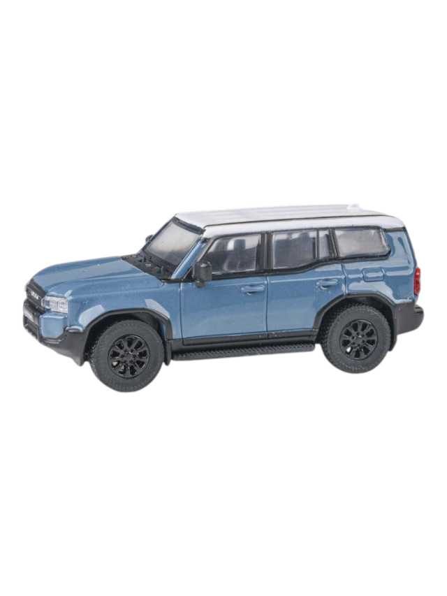 Para64 2024 Land Cruiser 250 Prado Heritage Blue 1:64 Scale Diecast