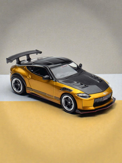 INNO64 TOP SECRET FAIRLADY Z (RZ34) GOLD 1:64 Scale Mattel Diecast IN64-400ZTS-GOLD