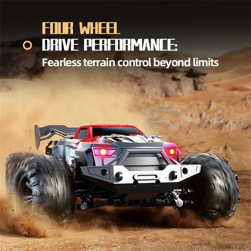 VORTEX Speed Adventure Race 2.4GHz High-Speed RC Monster Truck |Scale 1:16 |4WD Off-Road Remote Control Car | Rechargeable Battery | 32 km/H