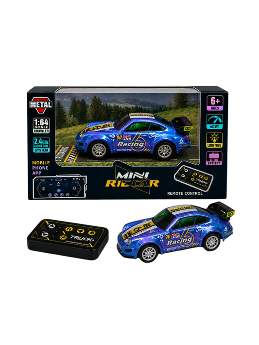 Trasped Mini (RC) remote control Speed Regulating Alloy Model Car 1:64 Scale 2.4 GHz (No 6)