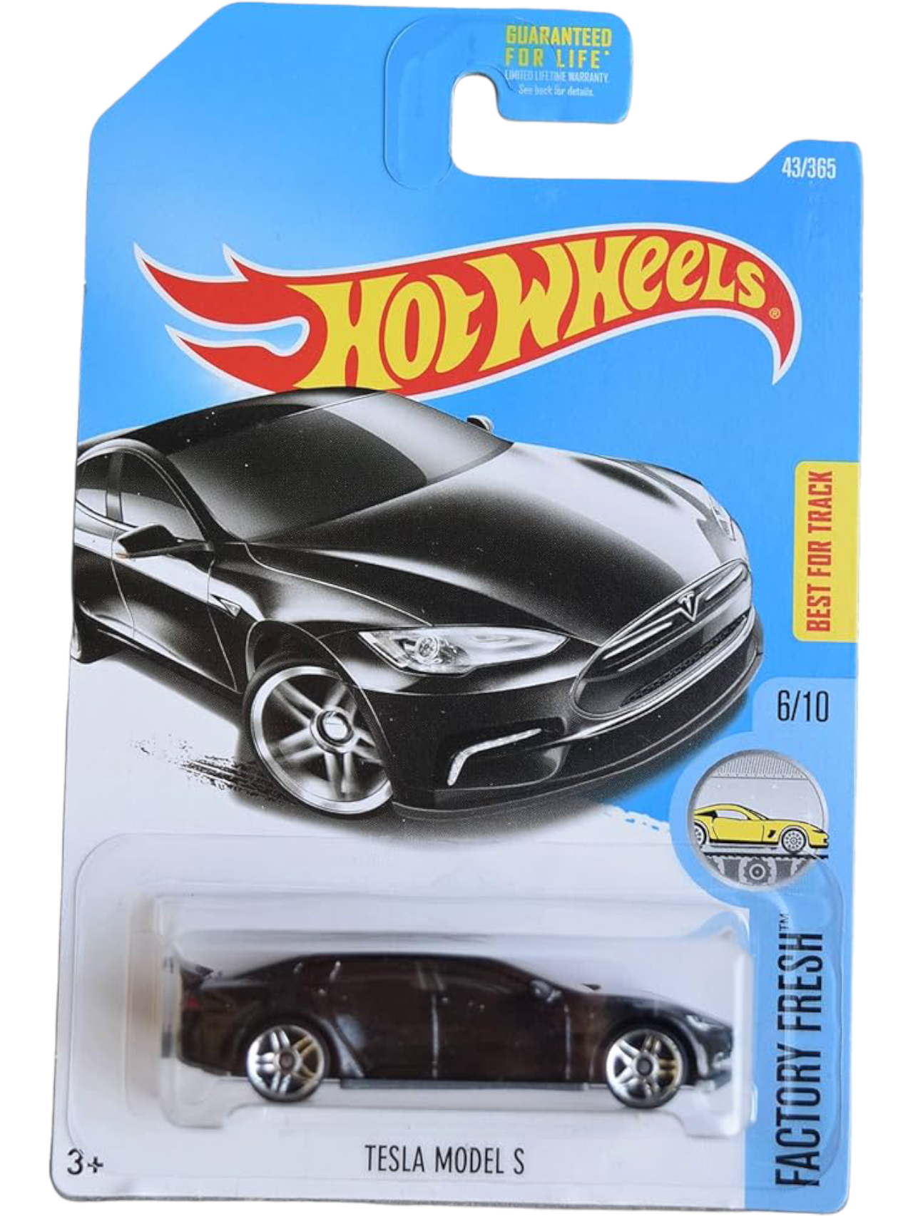HotWheels Tesla Model S Imported mainline 1:64 Scale DTX55-D7B3