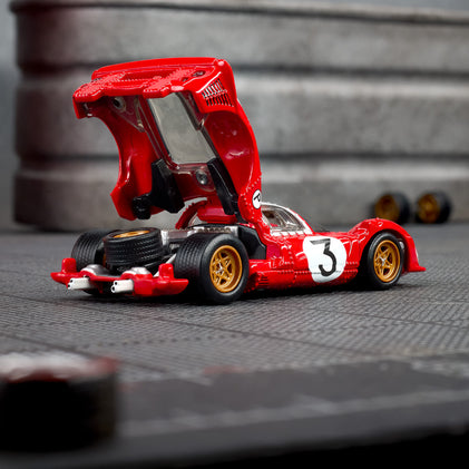 Hotwheels elite 64 1967 ferrari 330 p4 imported premium rlc 1:64 Scale (with protector)JCP47