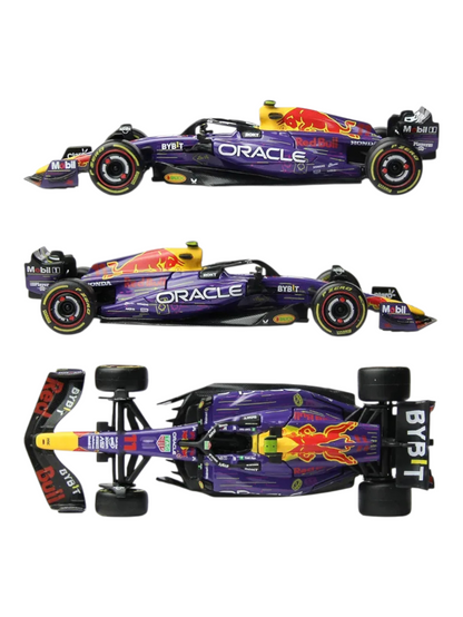 Bburago 1/43 - Red Bull Racing RB19 F1 GP 2023 Collection | #1 Max Verstappen & #(No.11) Checo Perez (#11 Sergio Perez) bburago-18-38082