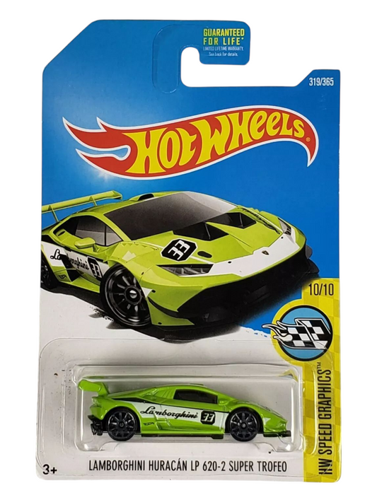 HotWheels Lamborghini Huracan LP 620-2 Super Trofeo Imported Mainline 1:64 Scale