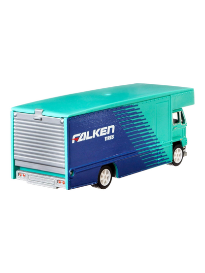 HotWheels Car Culture Team Transport Mercedes-Benz 190E Fleet Flyer Imported Premium 1:64 Scale (With Protector)