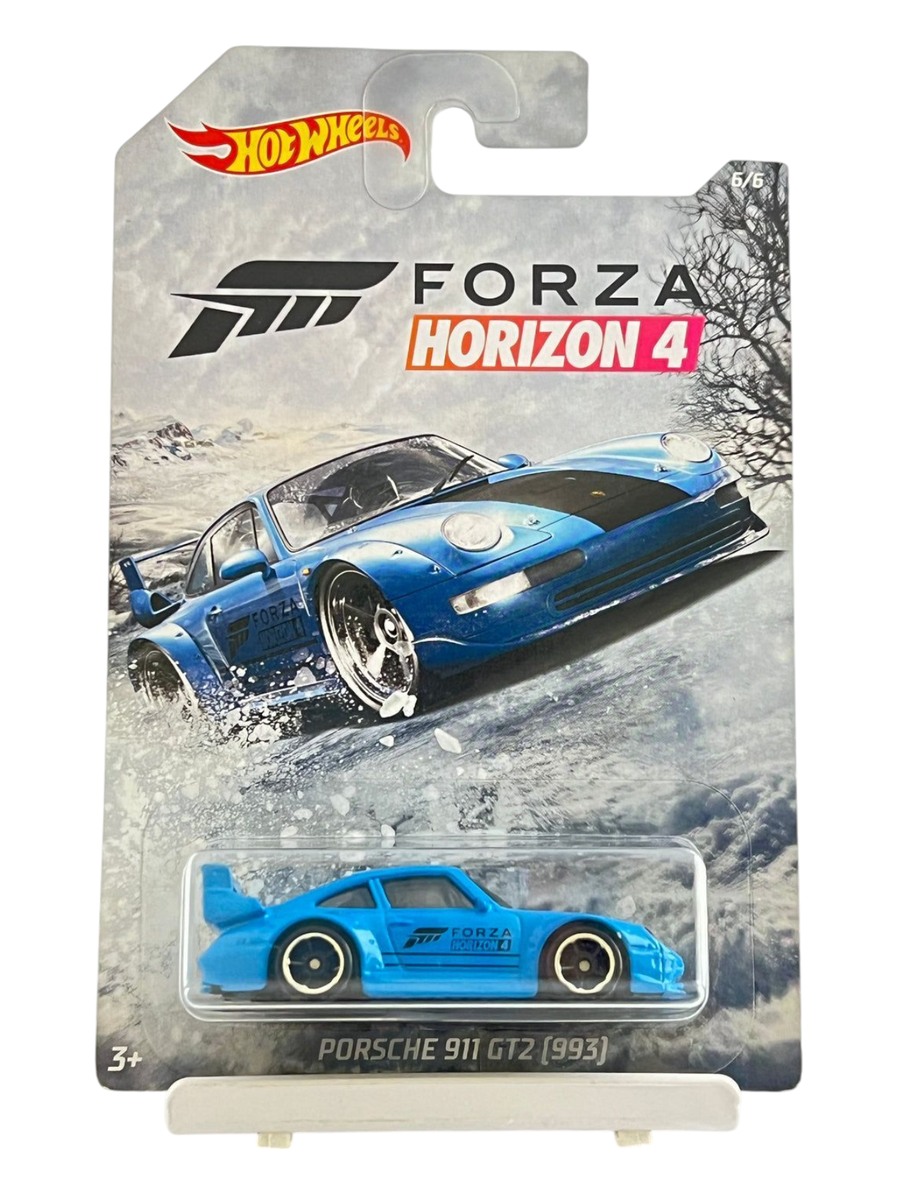 HotWheels Forza Horizon 4 Porsche 911 GT2 (993) Imported Mainline Card Art 1:64 Scale