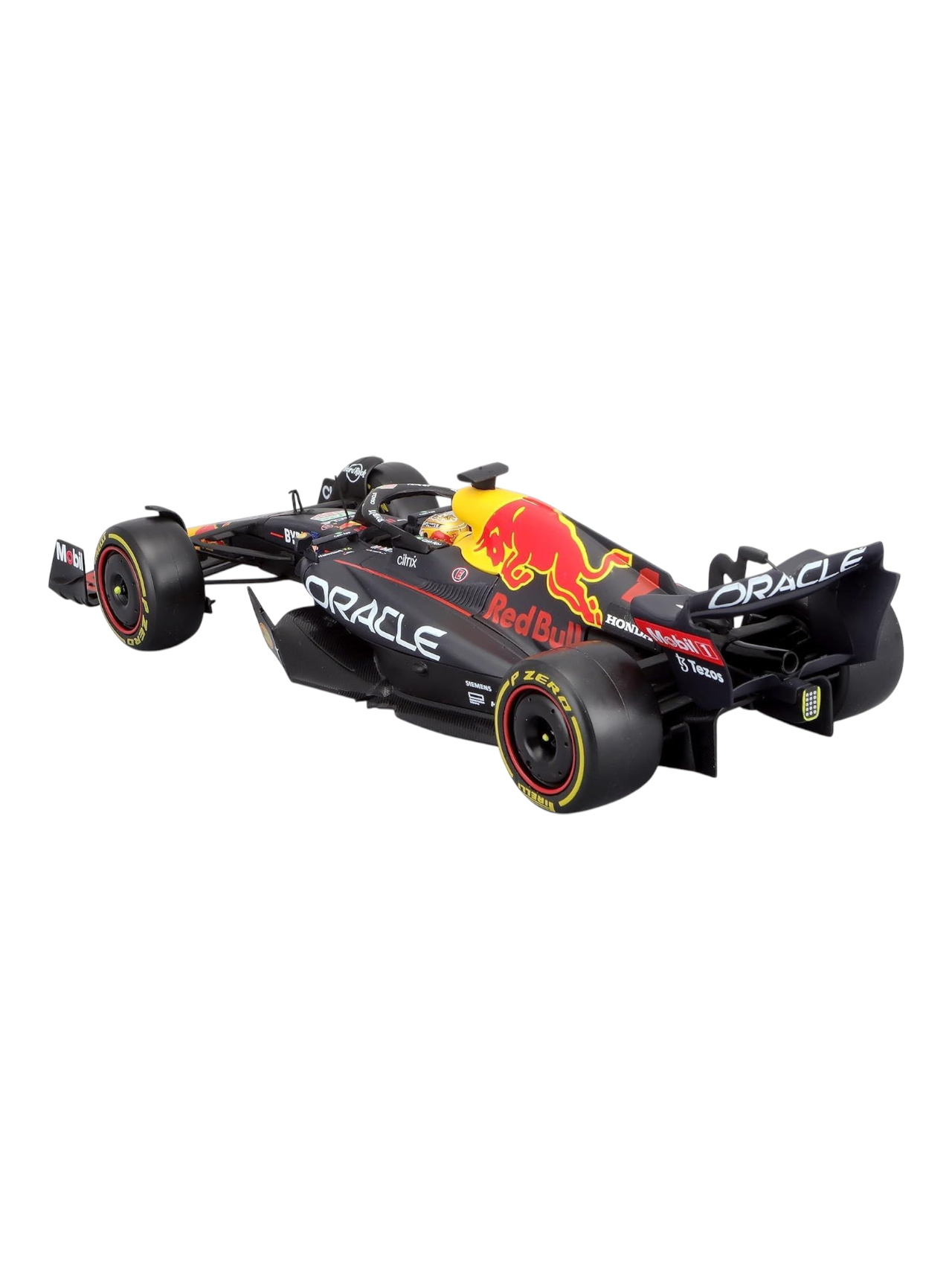 Bburago Formula 1 (F1) Oracle Redbull Winner Abu Dhabi Grand Prix 2022 Max Verstappen 1:24 Scale (With Acrylic Case)