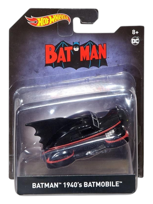 HotWheels Batman 1940's Batmobile Imported Premium 1:50 Scale (Creased Card)