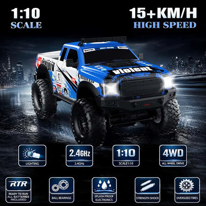 HB Toys Racing Rally Climbing Beast Off Road Remote Control Car 1:10 Scale 4WD Rally Car RTR | Code: HB-ZP1010