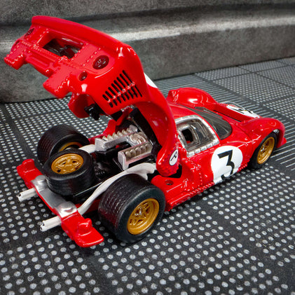 Hotwheels elite 64 1967 ferrari 330 p4 imported premium rlc 1:64 Scale (with protector)JCP47