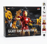 ZD Toys Marvel studios Infinity Saga 'Iron man Mark IV Suit - Up Gantry Action Figure