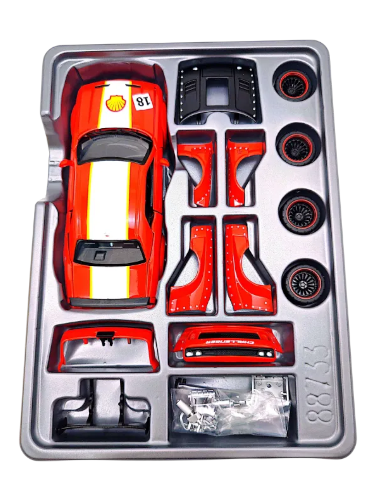 CCA 2022 Dodge Challenger SRT Jailbreak 2 in 1 Car Tuning Set 1:36 Scale