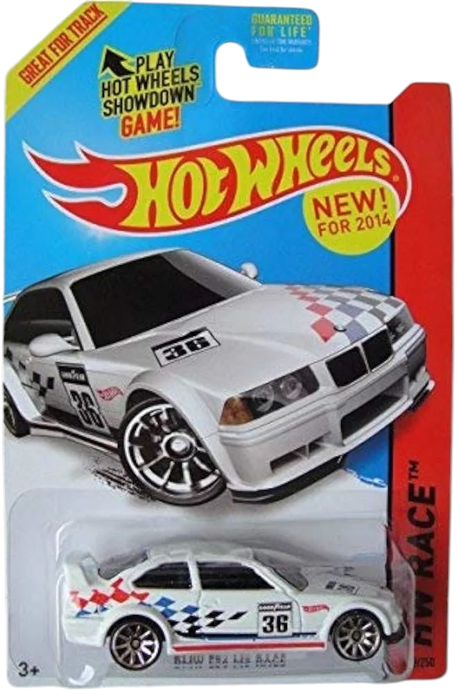 Hotwheels bmw e36 race imported mainline 1:64 Scale