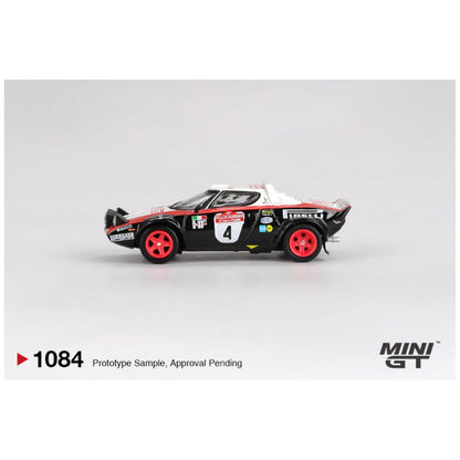 Mini GT #1084: Lancia Stratos HF #4 1978 Rally Sanremo Winner LHD 1:64 Scale