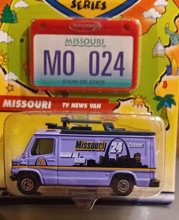 MATCHBOX Missouri TV News Van 50th Birthday Series Die-cast Collection