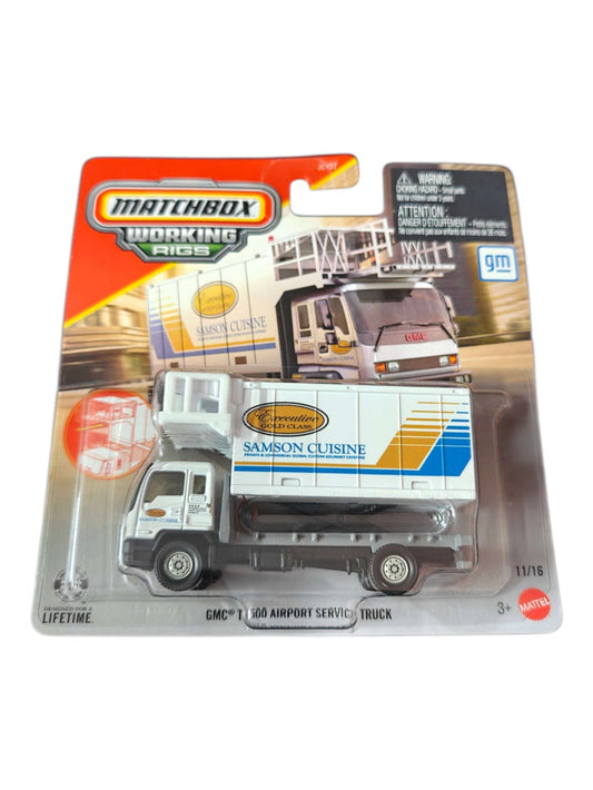 Matchbox Working Rigs GMC T8500 Airport Service Truck Important 1:64 Scale Diecast Metal