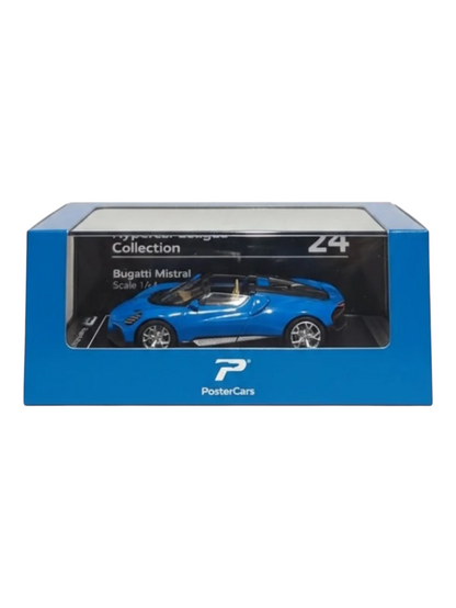 Postercars Hypercar League Collection Porsche 918 Spyder 1:64 Scale / Sapphire Blue Metallic (No 18 )