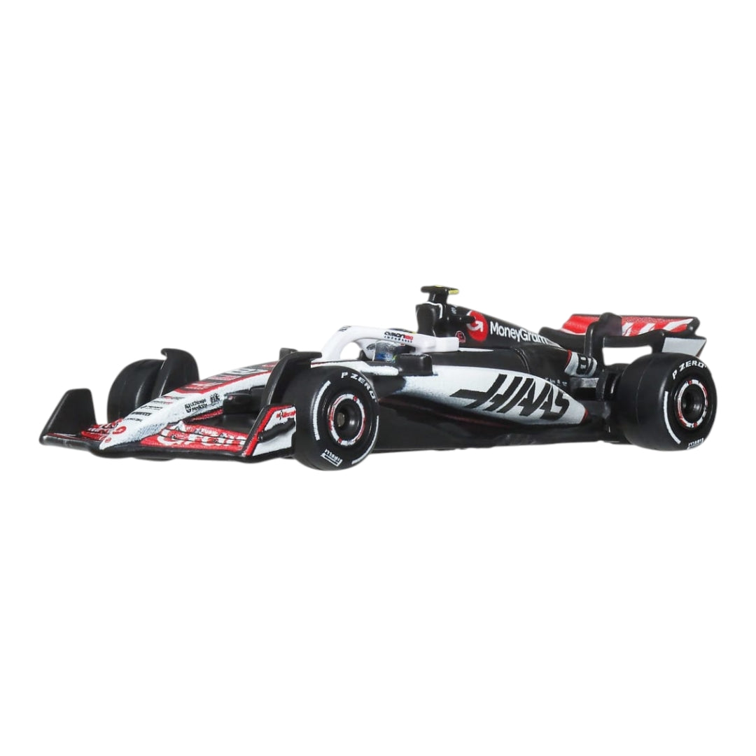 Hotwheels 2025 formula 1 (f1) money gram haas f1 team 1:64 Scale