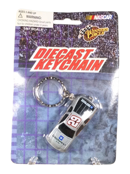 Nascar Kvin Harvick # 29 Silver Diecast Keychain Winners Circle
