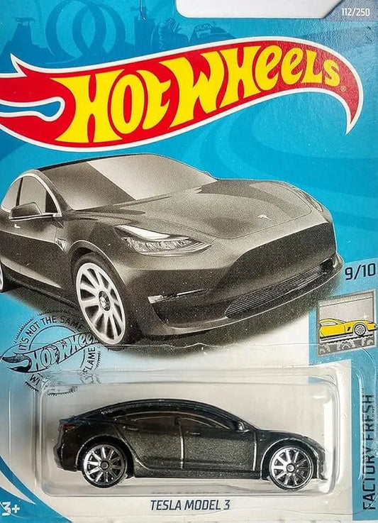 Hot Wheels Tesla model 3 imported mainline 1:64 Scale