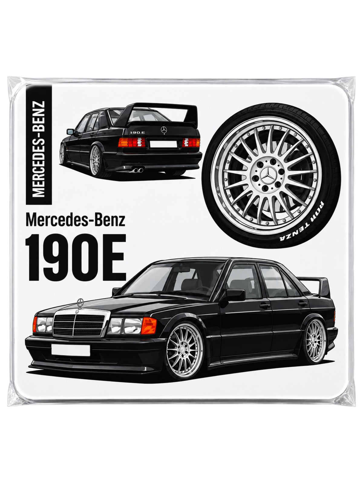 JDM & Classic Cars Fridge Magnet Collection | McLaren F1, Rolls-Royce Phantom, Porsche 911 GT3 RS, Mercedes-Benz 190E, Nissan Skyline R34, Toyota Supra & RX-7 Designs