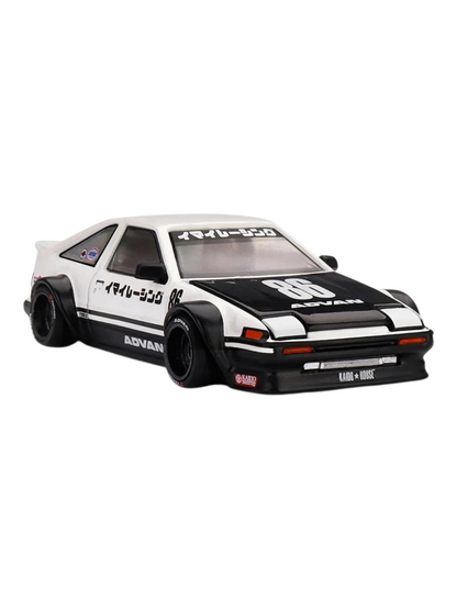 Mini GT x Kaido House 1:64 Toyota AE86 Sprinter Trueno Kaido Street White #180