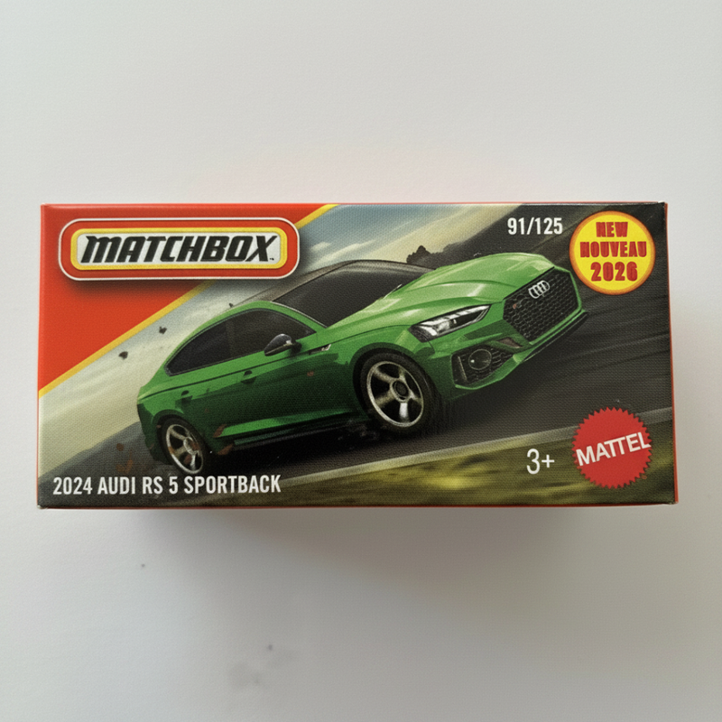 Matchbox No. 91 '2024 Audi RS 5 Sportback 1:64 Scale Diecast Model