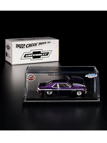 HotWheels 1972 Chevy Nova SS RLC 1:64 Scale (With Acrylic Case)