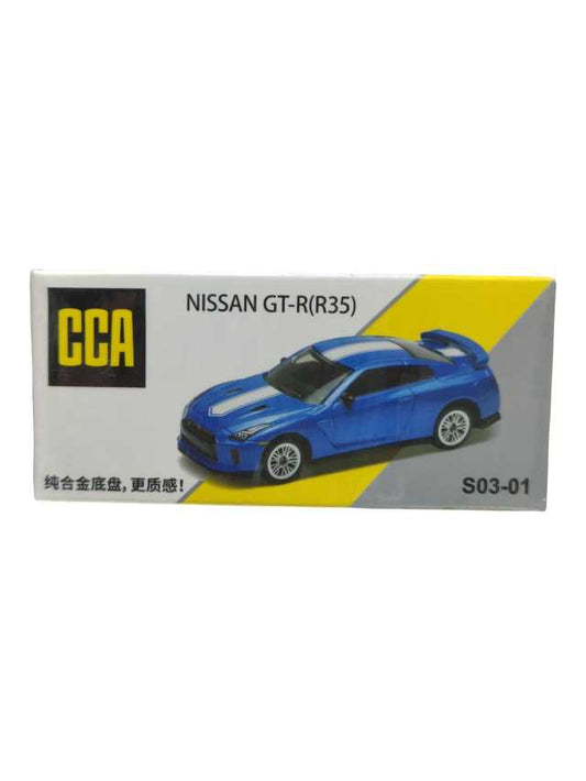 CCA Nissan GT-R (R35) Blue 1:64 Scale Diecast