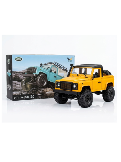 No.MN-91 Land Rover Defender 90 RC Remote Control Truck, Four Wheels Drive Soft Suspension 2.4Ghz Radio LED Light 1:12 Scale