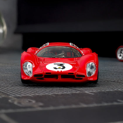Hotwheels elite 64 1967 ferrari 330 p4 imported premium rlc 1:64 Scale (with protector)JCP47