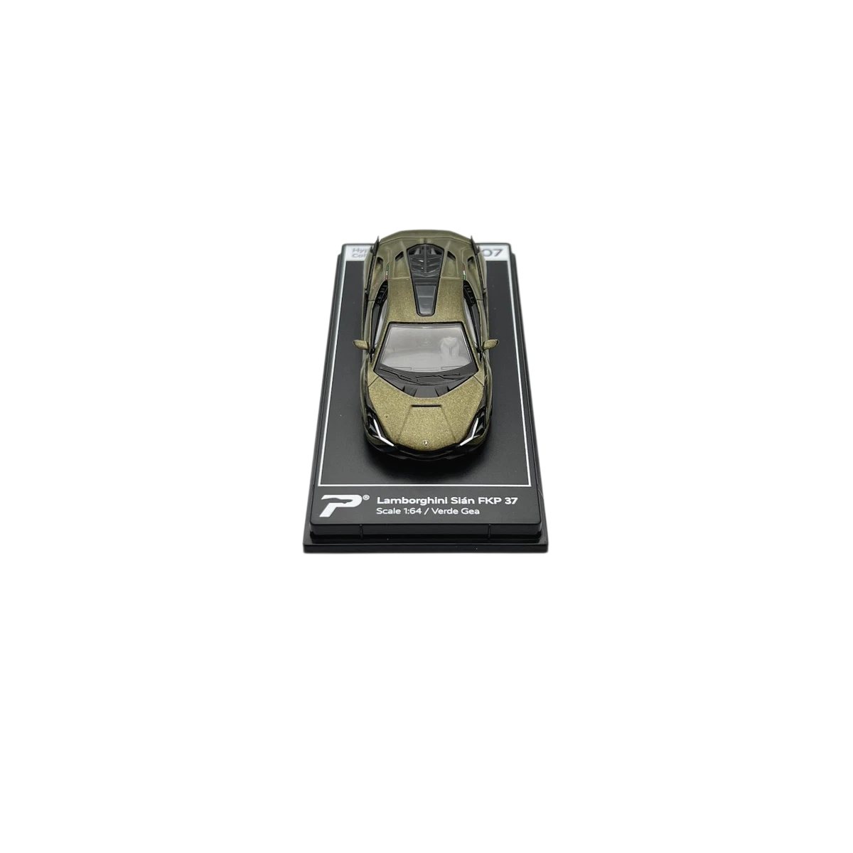 Postercars Hypercar League Collection Lamborghini Sian FKP 37 1:64 Scale  / Verde Gea (No 07)