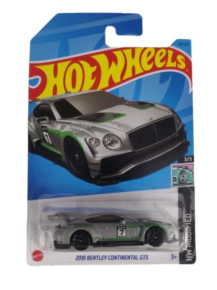 HotWheels 2018 Bentley Continental GT3 Imported Mainline 1:64 Scale