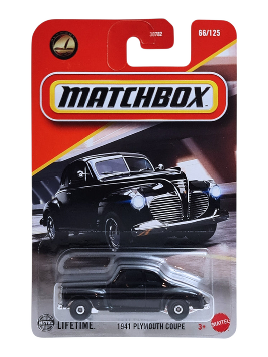 Matchbox 1941 Plymouth Coupe Imported Mainline 1:64 Scale
