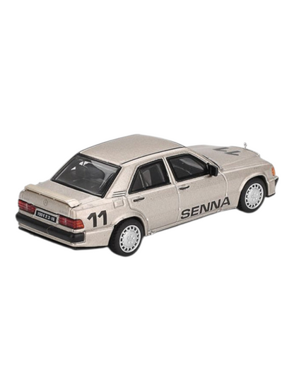 Mini GT Mercedes-Benz 190 E 2.3-16 # 11 Ayrton Senna Imported 1:64 Scale (code-1076)