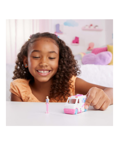 Mattel Mini Barbie Doll and Vehicle Set