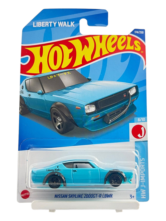 HotWheels Nissan Skyline 2000GT-R LBWK Imported Mainline 1:64 Scale
