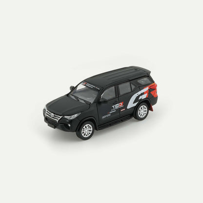 Gazoo Racing Toyota Fortuner 2018 Imported 1:64 Scale (Matte Black)
