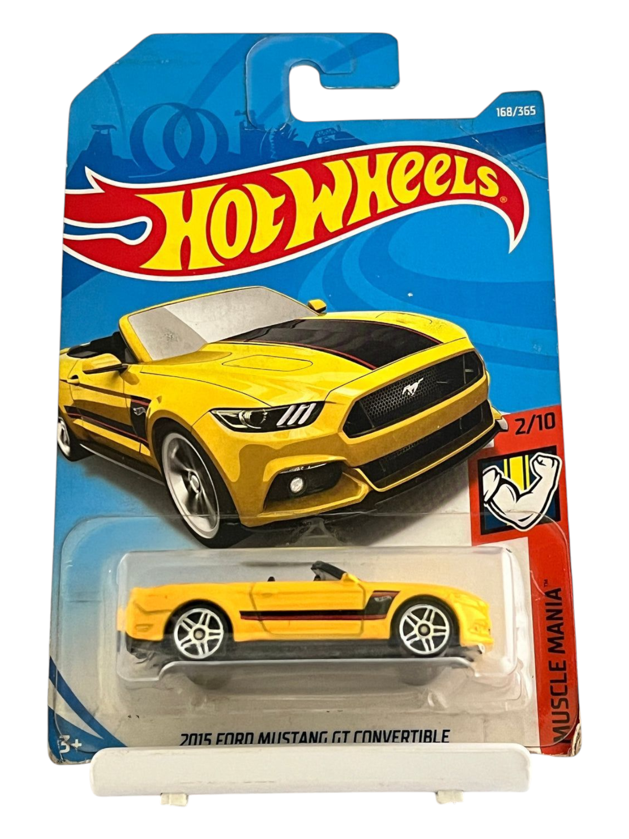 HotWheels 2015 Ford Mustang GT Convertible Imported Mainline 1:64 Scale