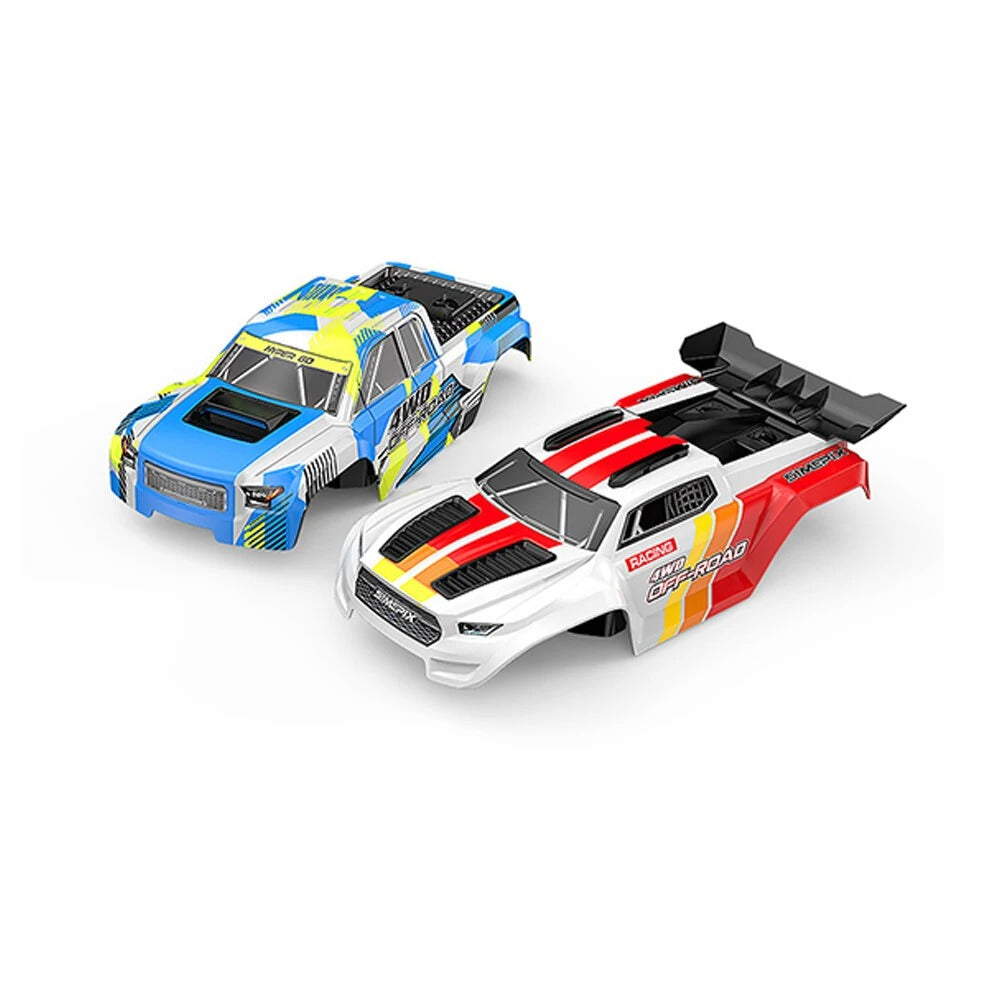 Mjx Hyper Go 18208 High Speed 4WD with 2.4 GHz Remote Control, 4X4 Waterproof Off-Road Truck with Two Rechargeable Batteries and Two car Bodies,1/18 Scale All Terrain RC Cars 35km/h