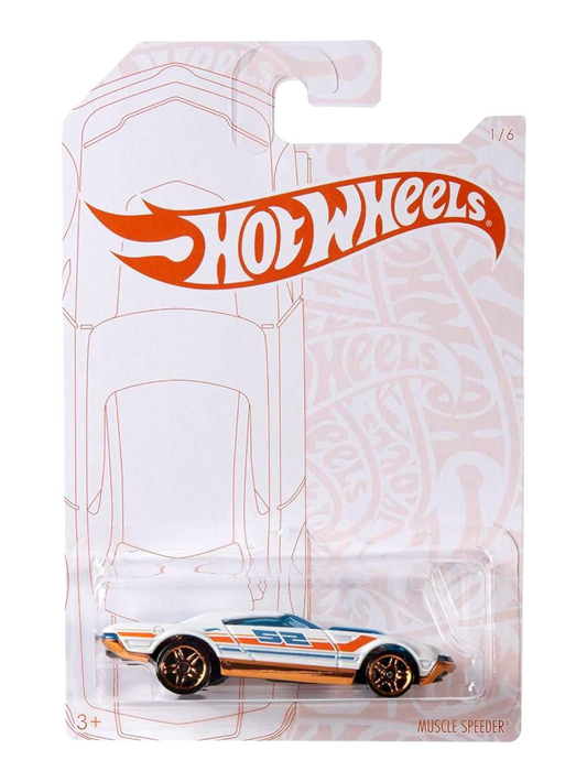 HotWheels Muscle Speeder Imported Mainline Card Art 1:64 Scale GMR82-K9101L
