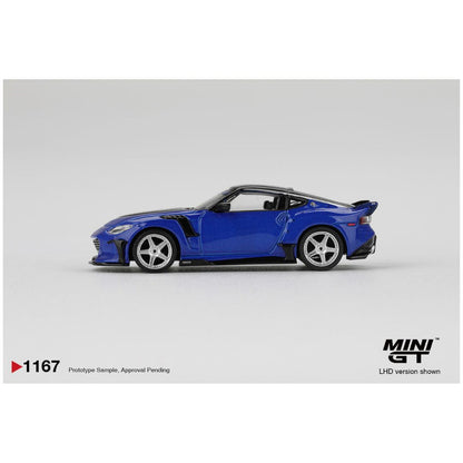 Mini GT Nissan Z Veilside FFZ400 Seiran Blue ( code - 1167 ) Imported 1:64 Scale