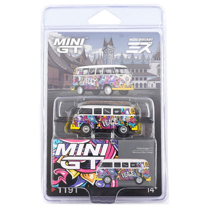 Mini GT #1191: Volkswagen T1 Microbus Mizu Design 1:64 Scale