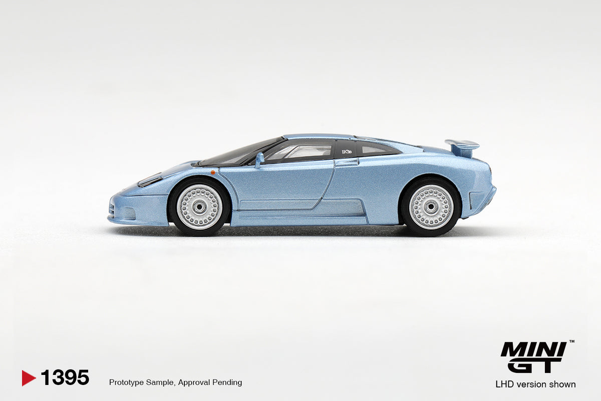 Pre-order No.1395 BUGATTI EB110 GT AZZURRO METALLIZZATO MONDIAL DE L'AUTOMOBILE 1992 Blister/Box Diecast Model Blister/Box