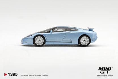 Pre-order No.1395 BUGATTI EB110 GT AZZURRO METALLIZZATO MONDIAL DE L'AUTOMOBILE 1992 Blister/Box Diecast Model Blister/Box