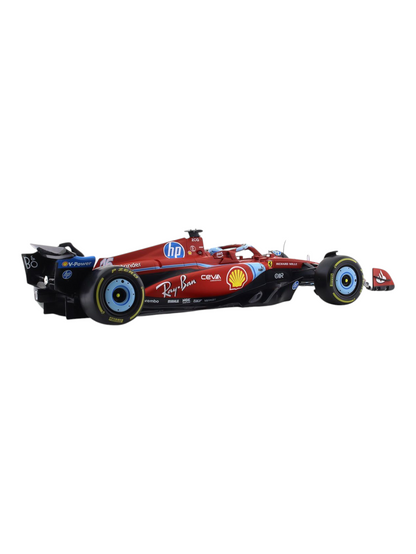 Bburago Formula 1 (F1) Ferrari Miami GP SF-24 16 No Charles Leclerc 1:18 Scale Diecast