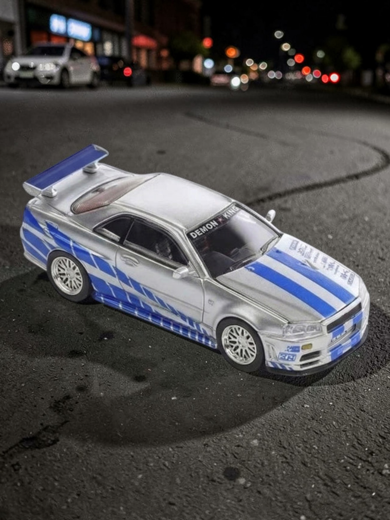 DEMON KING DKA-054 SKYLINE GTR-R34-Legendary JDM Diecast Model (1:64Scale)