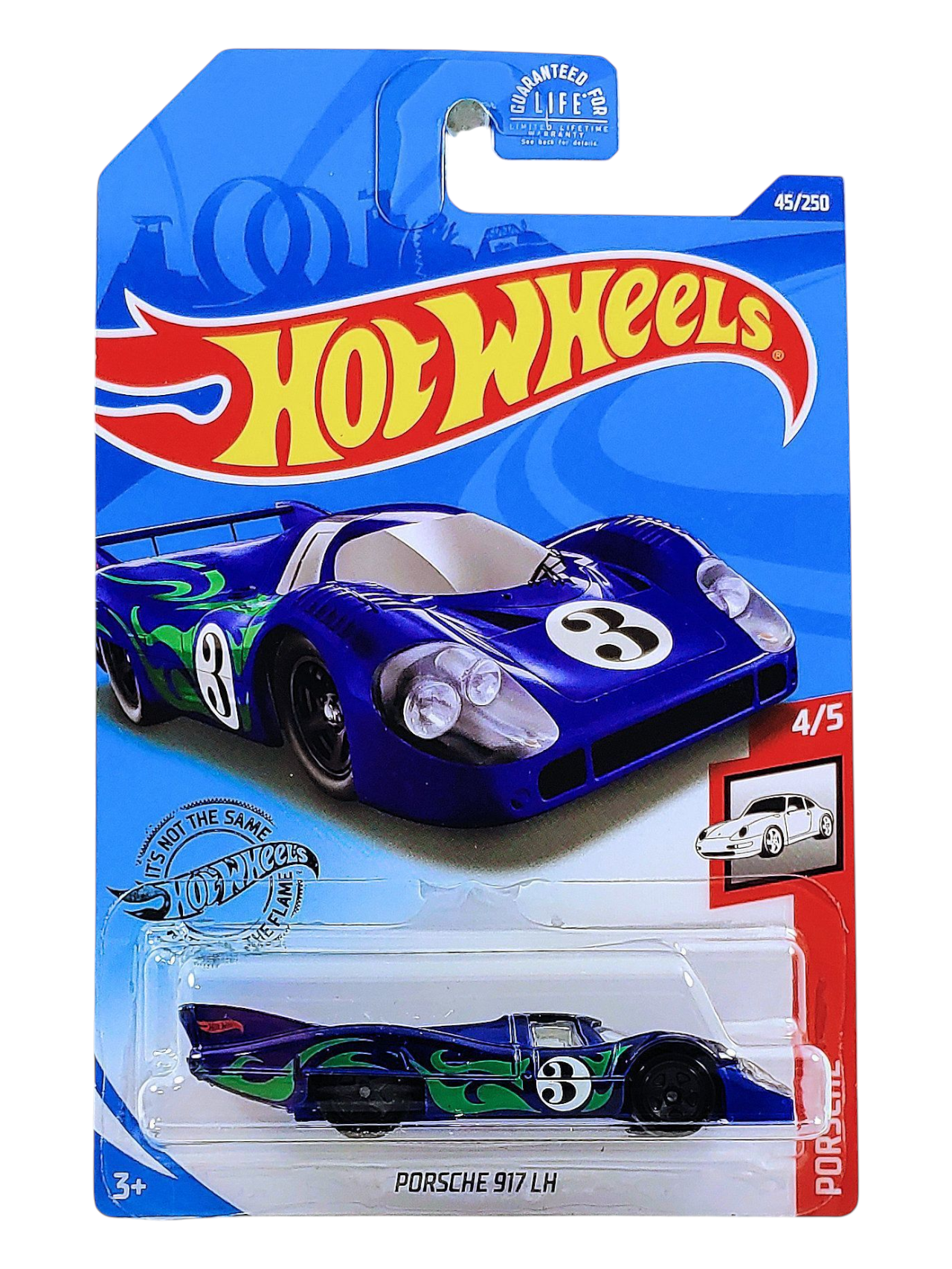HotWheels Porsche 917 LH Imported Mainline 1:64 Scale (Blister Damaged)