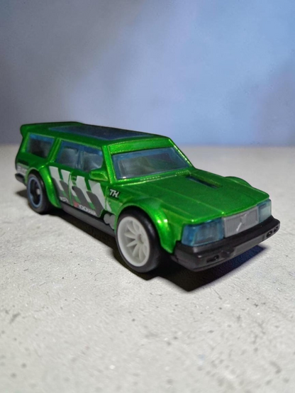 HotWheels 'VOLVO 240 DRIFT WAGON' Imported Mainline 1:64 Scale Super Treasure Hunt (With protector)